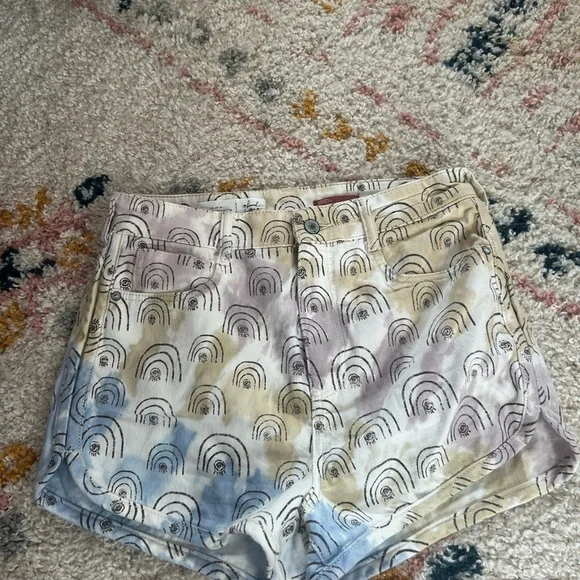 Anthropologie printed mini shorts 29‎ - Picture 2 of 6